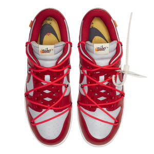 Off white 2025 dunk red