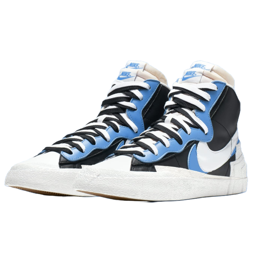Sacai x Blazer Mid Black Blue BV0072 001 McKickz