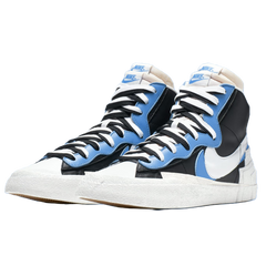 Sacai x Blazer Mid Black Blue BV0072 001 McKickz