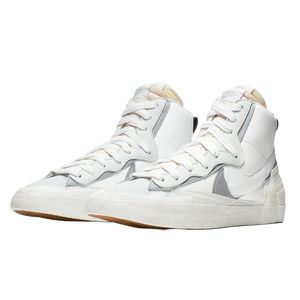 Sacai x nike blazer 2024 mid white wolf grey