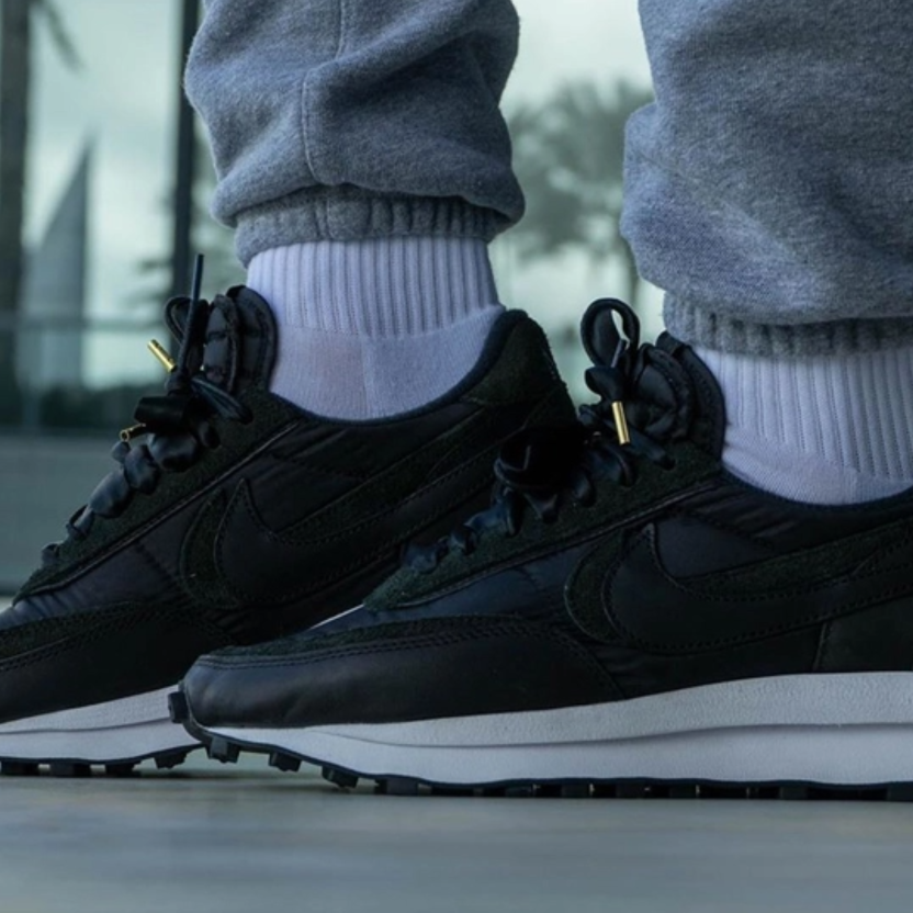 Nike x sacai ld waffle best sale black