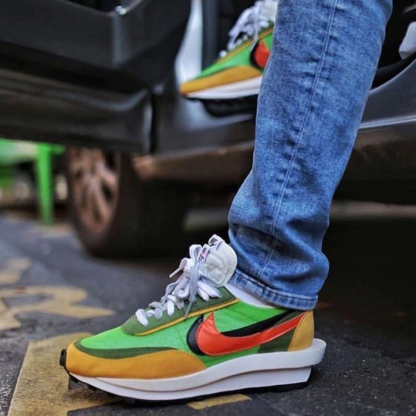 Waffle sacai green hotsell