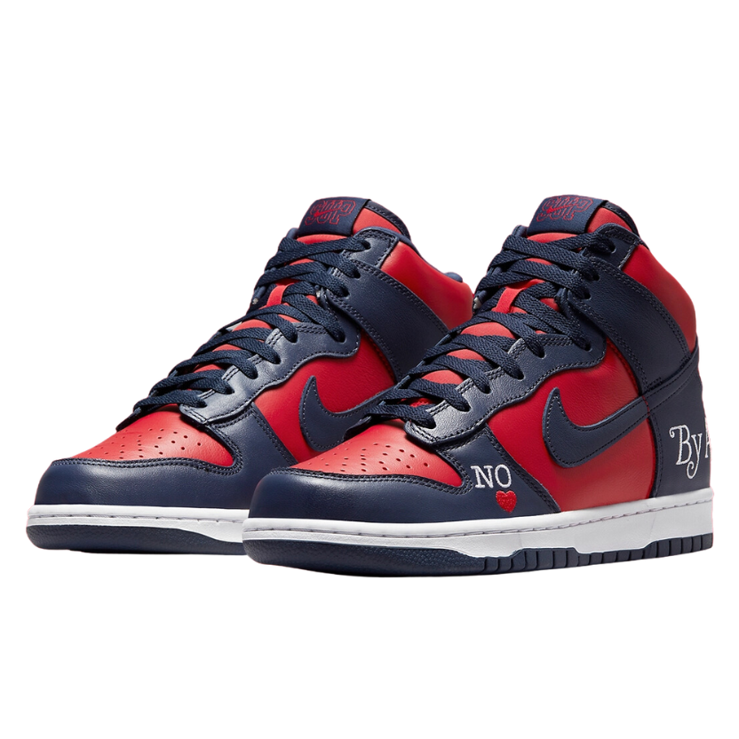 Supreme x nike sb dunk high best sale