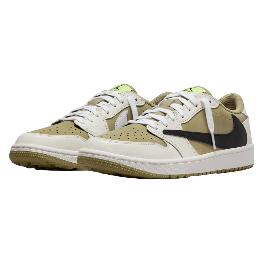 Travis Scott x Air Jordan 1 Low Golf Olive FZ3124 200 McKickz