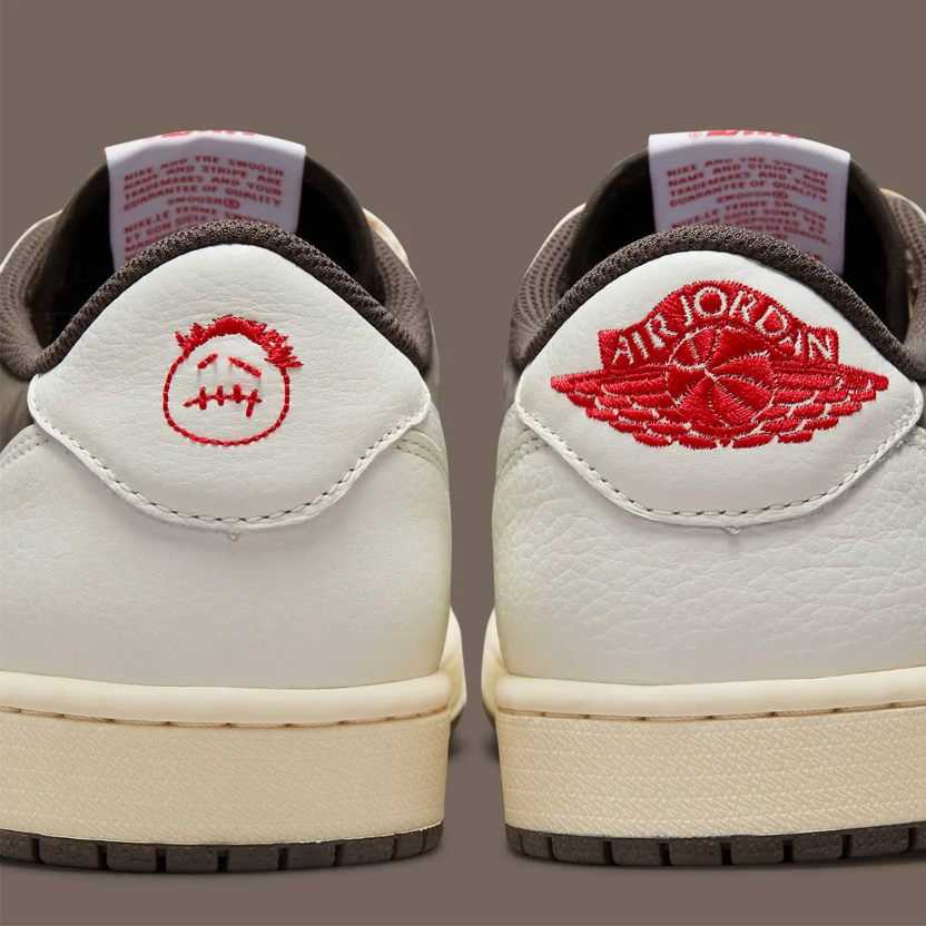 Travis scott x jordan 2025 1 backwards swoosh mocha