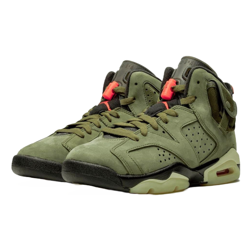 Travis Scott x Air Jordan 6 GS Olive McKickz