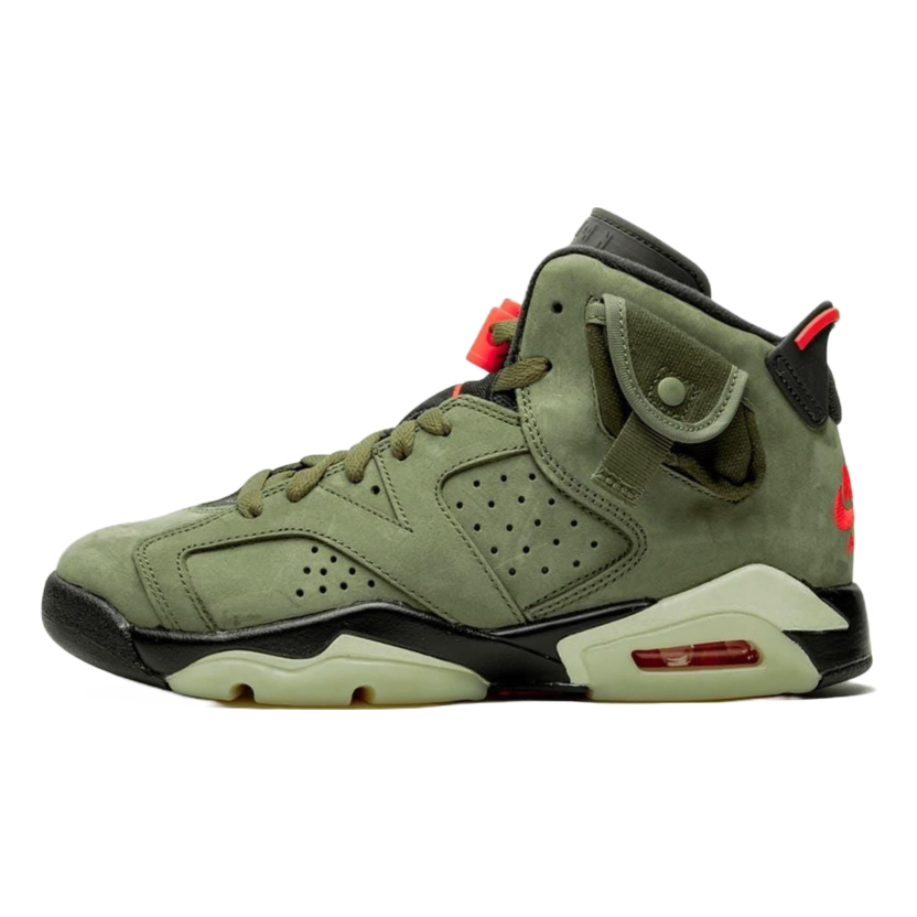 Travis Scott x Air Jordan 6 GS Olive McKickz