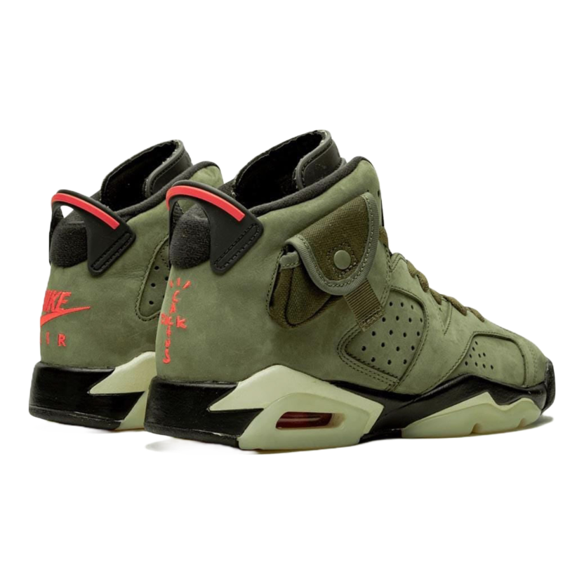 Travis Scott x Air Jordan 6 GS Olive McKickz
