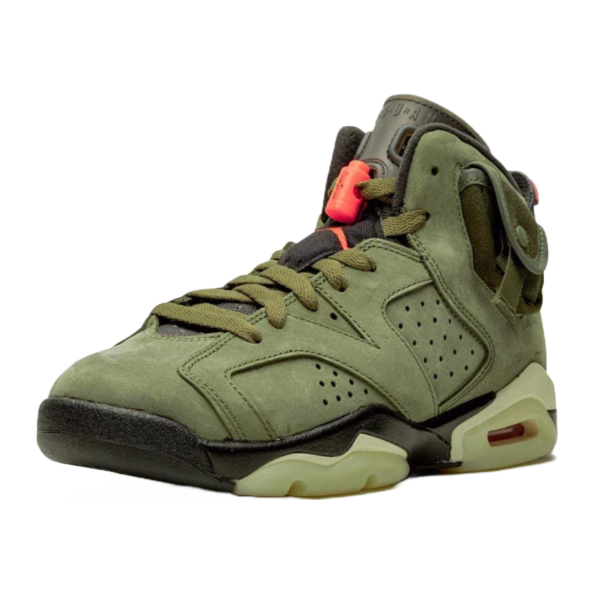 Travis Scott x Air Jordan 6 GS Olive McKickz