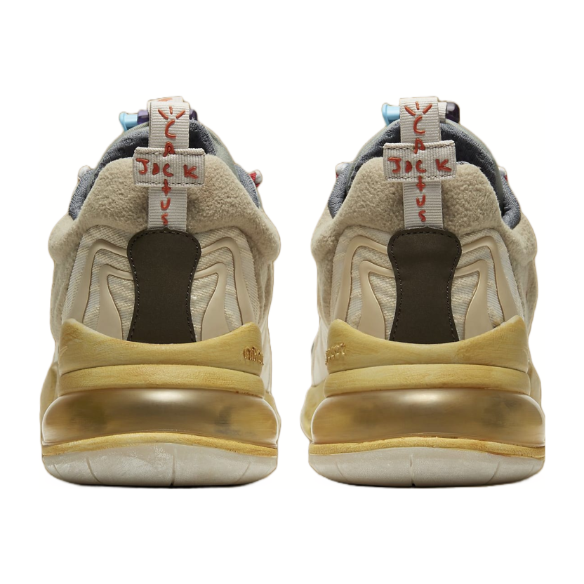Travis scott x nike air max sales 270 react light cream/dark hazel-mica green-starfish