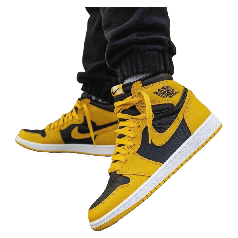 Jordan 1 retro yellow and deals black