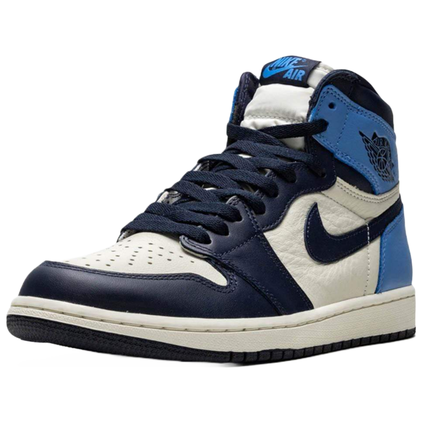 Nike Air Jordan 1 Retro High OG University Blue Mens Shoe UK10 US11 EU45
