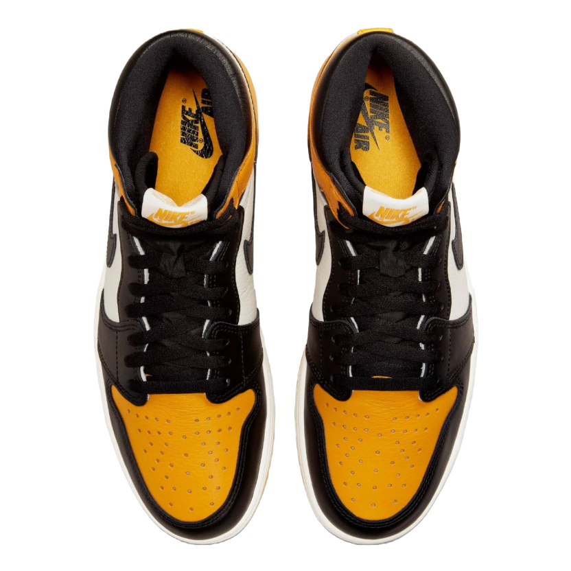 Air jordan 1 top mid yellow toe