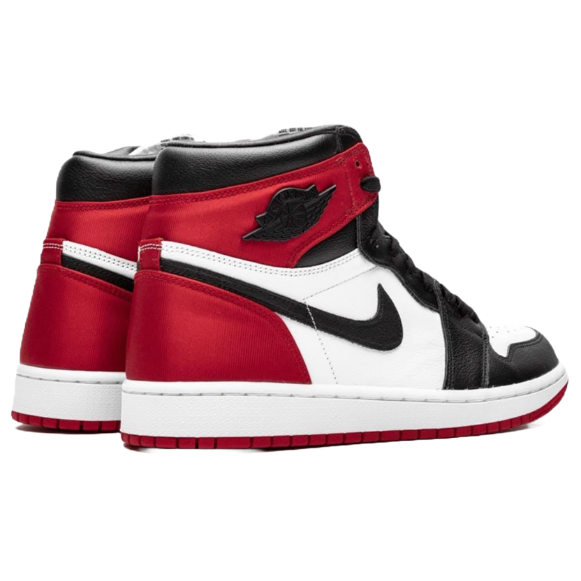 Air jordan retro top 1 satin black toe