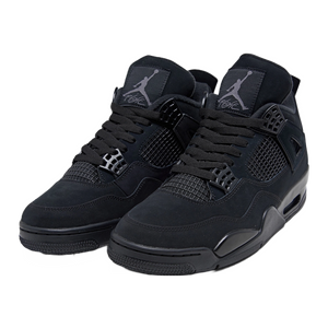 Air jordan 4 black sales cat
