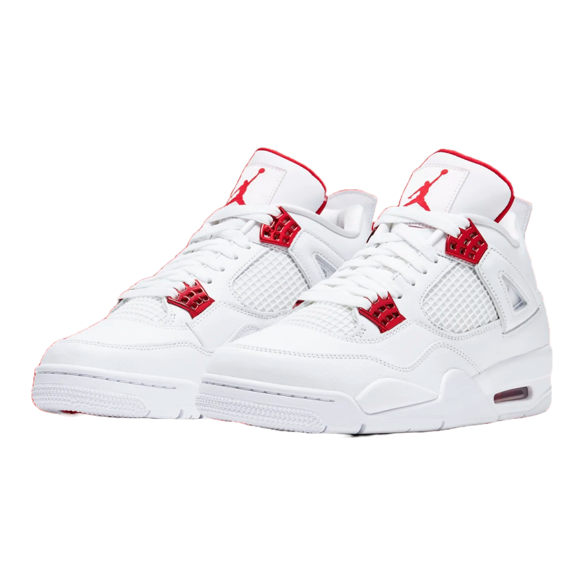 Red white jordans hotsell