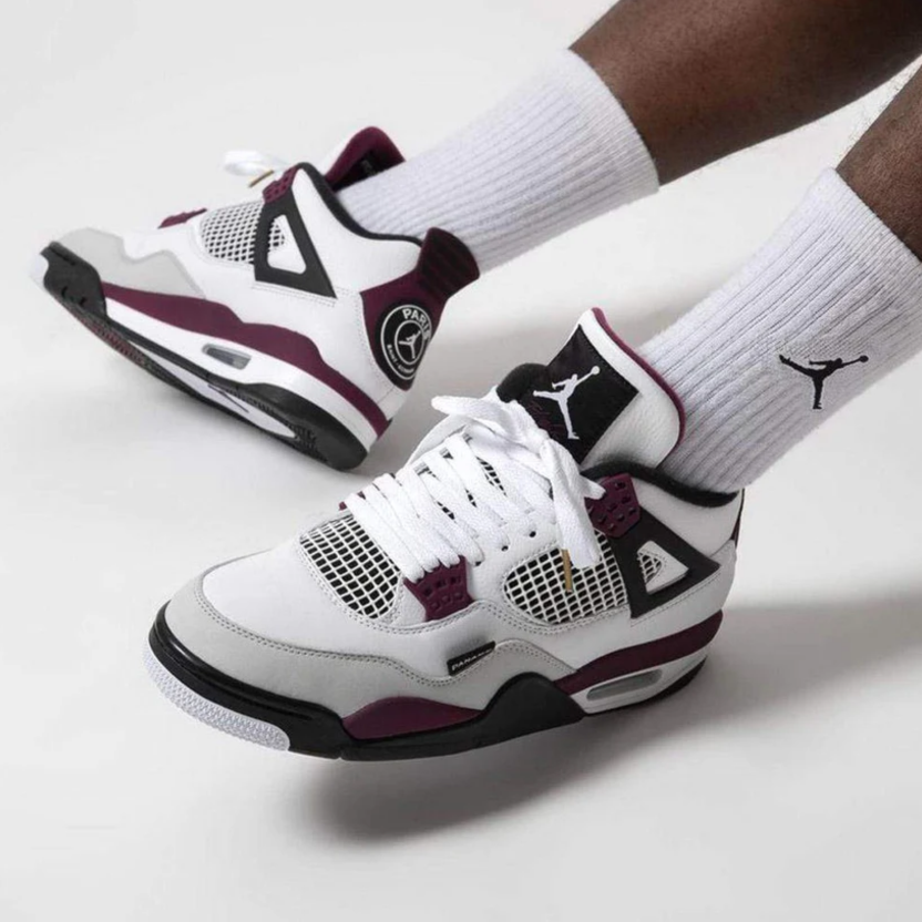 Jordan retro 4 hot sale psg