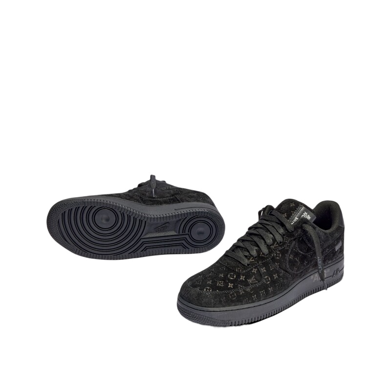 Louis Vuitton Nike Air Force 1 Low White in Black