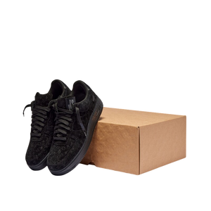 Nike air force 2025 1 triple black suede