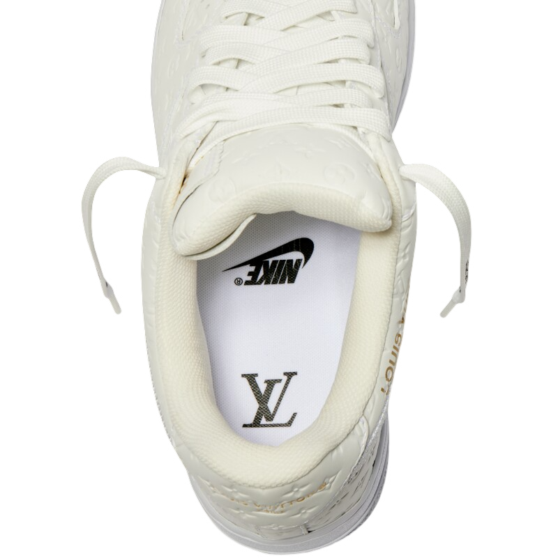 Nike Louis Vuitton x Air Force 1 Low 'Triple White' | Men's Size 7.5
