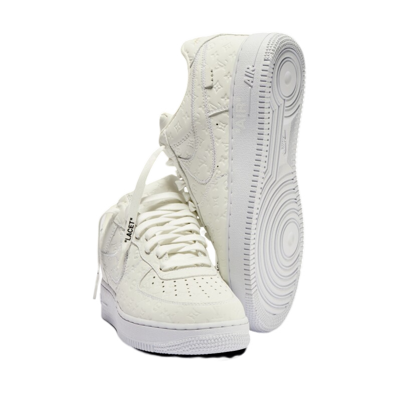 Louis Vuitton Virgil Abloh x Nike Air Force 1 Sneakers 43 / 10
