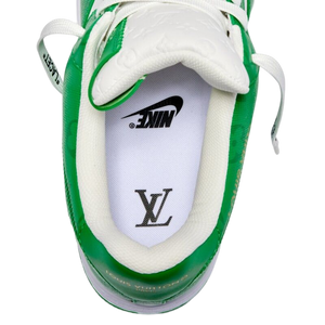 Louis Vuitton X Air Force 1 Low 'White Gym Green' - Nike - 1A9V