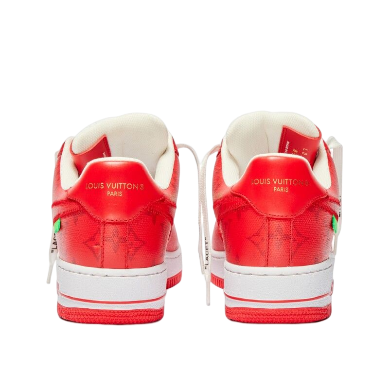 Nike Air Force 1 x Louis Vuitton 'White Comet Red