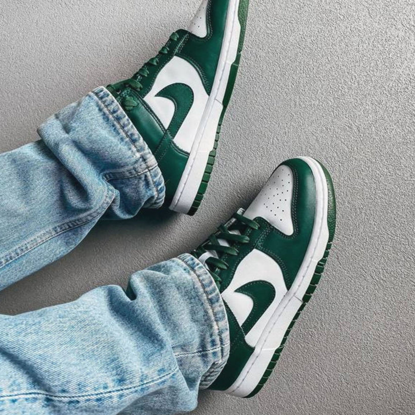 Nike Dunk Low GS 'Michigan State' CW1590-102 McKickz