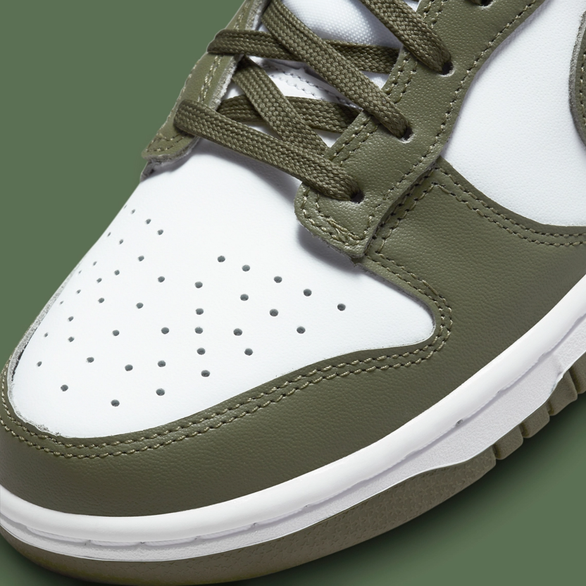 Olive green 2025 nike dunks
