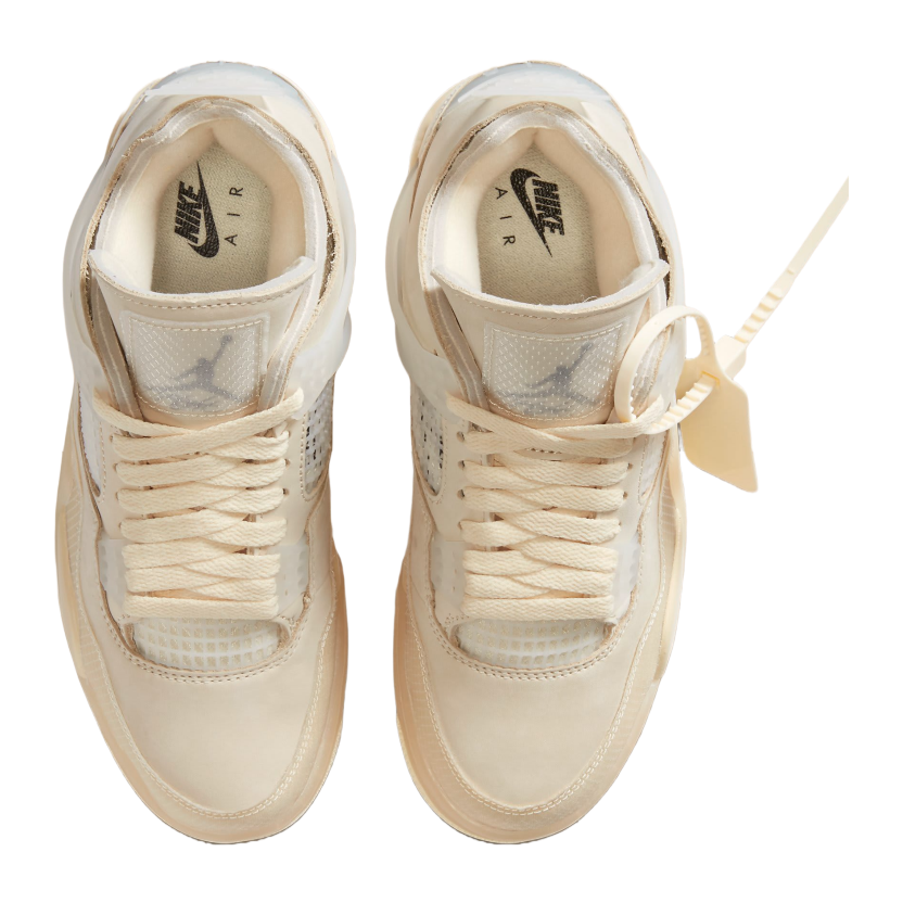 Off-White X Wmns Air Jordan 4 SP 'Sail' | CV9388-100 | McKickz